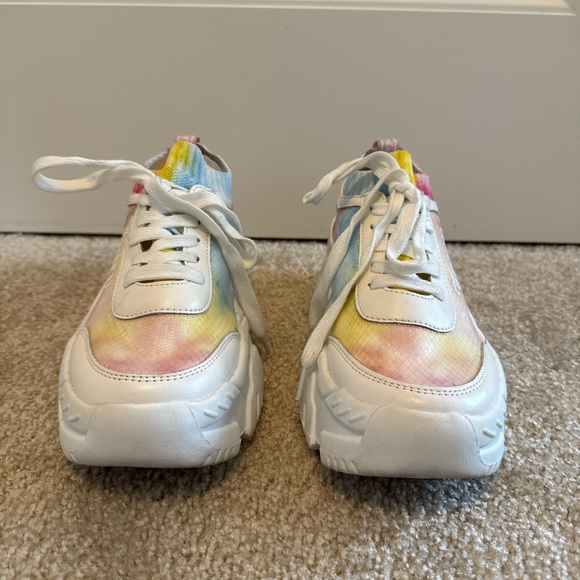 Juicy Couture Womens Deluxe Lace-Up Multi Colored Sneakers - Picture 2 of 7